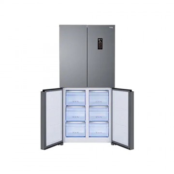 TCL RP470CXE0 Ψυγείο Ντουλάπα 470lt NoFrost Υ186xΠ83.3xΒ67.8εκ. Inox
